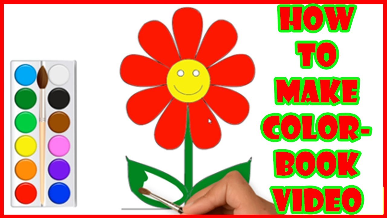 How to make Coloring Book Video YouTube