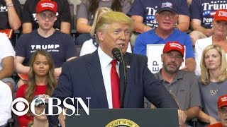 Trump slams Democrats running for president at Ohio rally