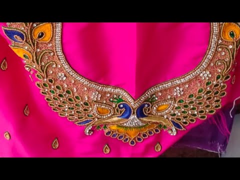 Maggam and Computer design for blouse/Aarya work design for blouses for ...