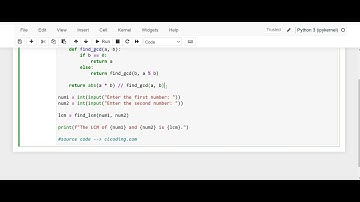 Day 60: Python Program to Find Lcm of Two Number Using Recursion