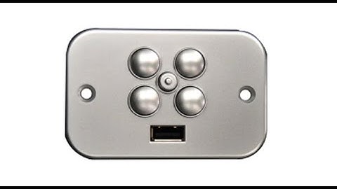 Ashley Furniture -Flexsteel - Standard 5 Button Replacement Button Control w/ USB - 2x 5 Pin, center