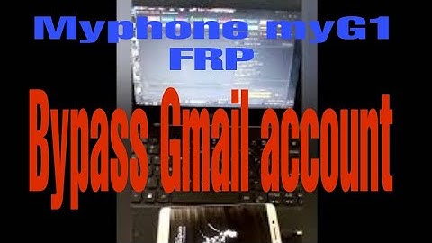 Myphone MYG1FRP bypass google account