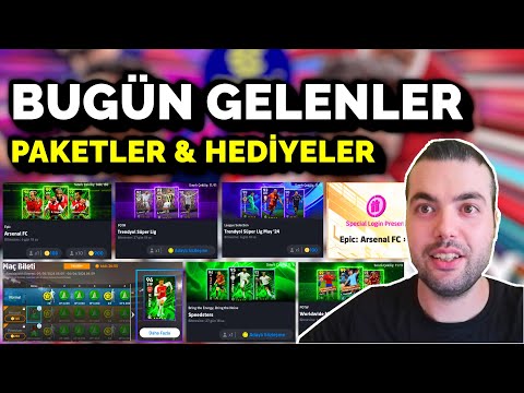 BUGÜN GELENLER🔥KAMPANYALAR & HEDİYELER & SÜPER LİG PAKETLERİ & POTW , EPİC (EFOOTBALL 2024 MOBİLE)