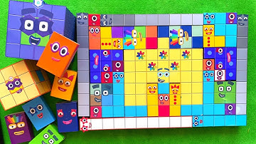 Looking for Numberblocks NEW 64 177 Puzzle Tetris Shape ASMR chirping of birds