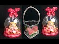 2 MANUALIDADES Para DIA DE LA MADRE - SAN VALENTÍN Reciclando Una Botella . #regaloparamamá #diy