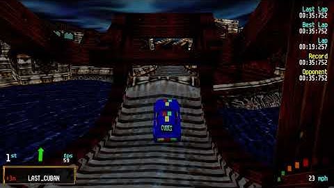 Re-Volt Custom Track POD: Lake by mrroblinx, Time Trial Lap