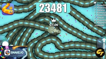 Snake Game | Snake io Score upto 23000 Points | Most Tasty and Delicious Snake.io Game #Gameplay