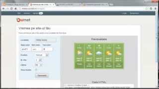 Plugin/widget meteo (Romania) screenshot 2