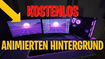 Wie kann man auf dem PC ein Live Hintergrund machen?