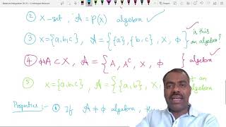 Measure and Integration 1- Sigma algebra of sets