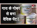India: Union Minister Nitin Gadkari ने गोबर से बने 'Vedic Paint' को किया लॉन्च | Eco-Friendly Paint
