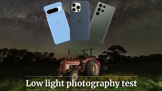 Pixel 8 pro vs iPhone 15 Pro Max vs S23Ultra astrophotography