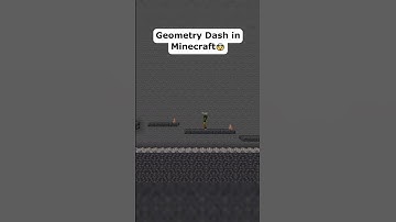 Geometry Dash in Minecraft #shorts