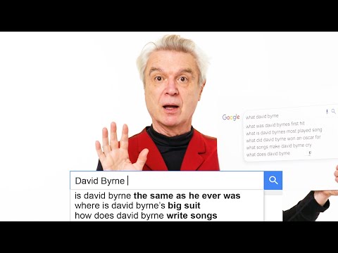 David Byrne Answers the Web's Most Searched Questions | WIRED