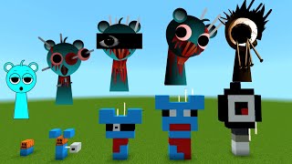 Incredibox Sprunki Sky Evolution In Minecraft PE 