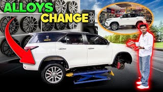 There Was A Loss Of 25 Lakhs On Fortuner   Now I Have Got 20 Inch Alloy Wheels Installed