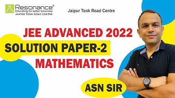 JEE Advanced 2022 | Mathematics | Paper 2 | Solution | Shortest Method | Only Academic