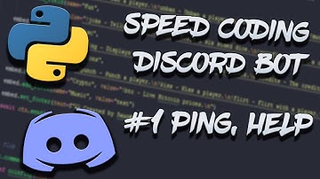 DISCORD.PY SPEEDCODING PYTHON DISCORD BOT #1 - PING & HELP COMMAND