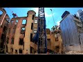 Building Demolition Timelapse, Stockholm Sweden