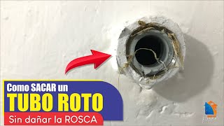 ✅ como sacar un tubo ROTO de regadera   BASICO y facil #plomeria