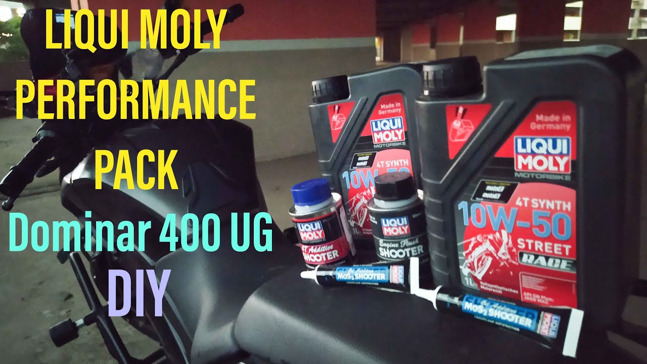 LIQUI MOLY PERFORMANCE PACK ON DOMINAR 400 UG TUTORIAL diy YouTube