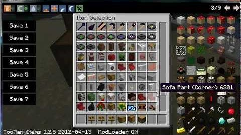 Minecraft mod spotlight: furniture mod (1.2.5)