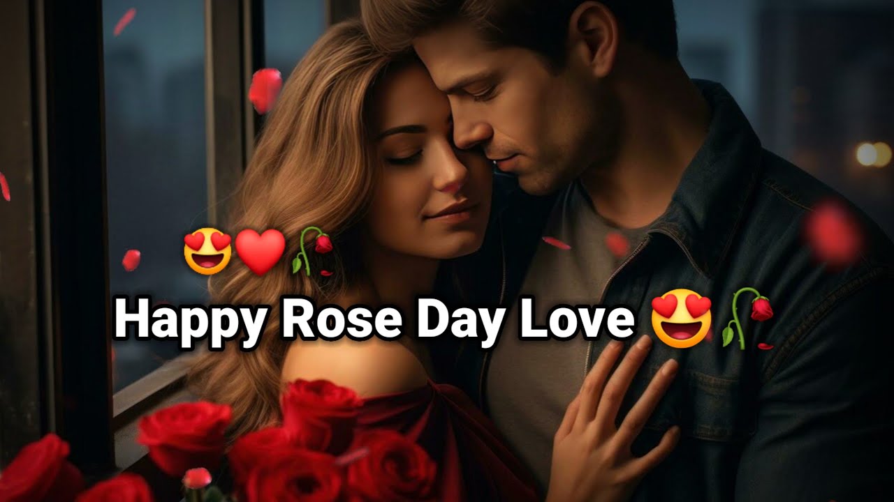 Happy Rose Day My Love 😍🥀! Happy Rose Day Wishes 2025 | Rose Day Special Status | 7th Feb |