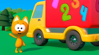 Learn numbers with Sorter Truck | Meow-meow Kitty Games for kids