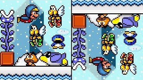 Super Mario Epic Adventure (SMBX 1.4.5) Level: Penguin Mountain. HD