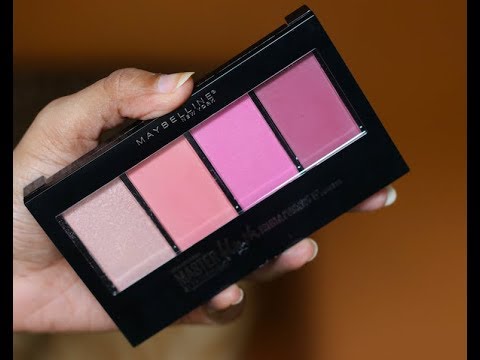 Video: Maybelline Facestudio Master Blush Color og Highlight Kit Review