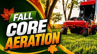Fall Core Aeration Service In Lake County Illinois Evo Lawn Landscape