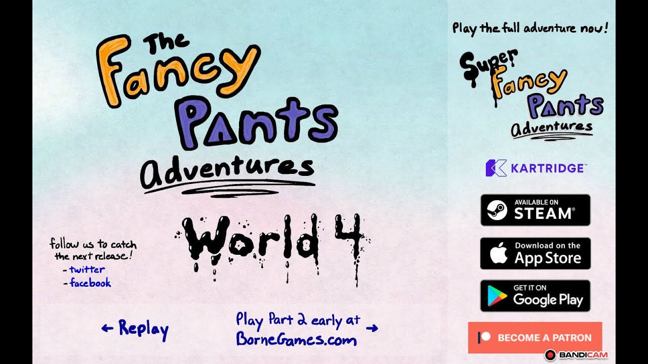 The fancy pants adventures world 4 parte 1 speedrun 0505 YouTube