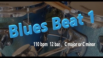 12 Bar Blues Swing Backing Track : 110bpm Key C major or C minor [Drums and Bass Guitar]