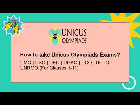 How to take Unicus Olympiads Exams? | Classes 1-11