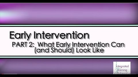 Early Intervention: A Routines-based Approach - Part 2: What Intervention Can-and Should-Look Like