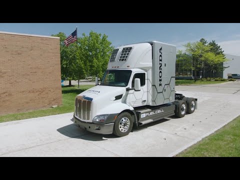 Global Debut: Honda Class 8 Hydrogen Fuel Cell Truck Concept