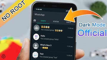 WhatsApp Dark Mode Without Root Official On Any Android