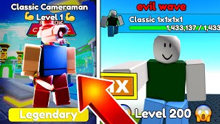 NEW CLASSIC UPDATE IS HERE!😍 I GOT CLASSIC CAMERAMAN AND FOUND ALL TIX!😱-Roblox Toilet Tower Defense