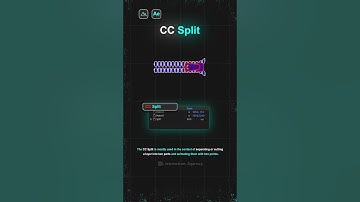 CC split effect aftereffect short tips and tutorial plugin