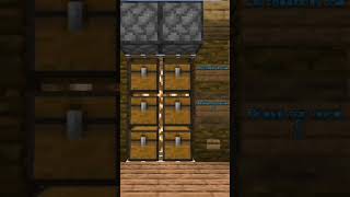 Very small compact revolving chest storage system (there are 18 chests)  Minecraft 1.20