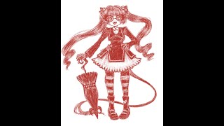 Clip Studio Paint Speedpaint Art Drawing - Love Devil