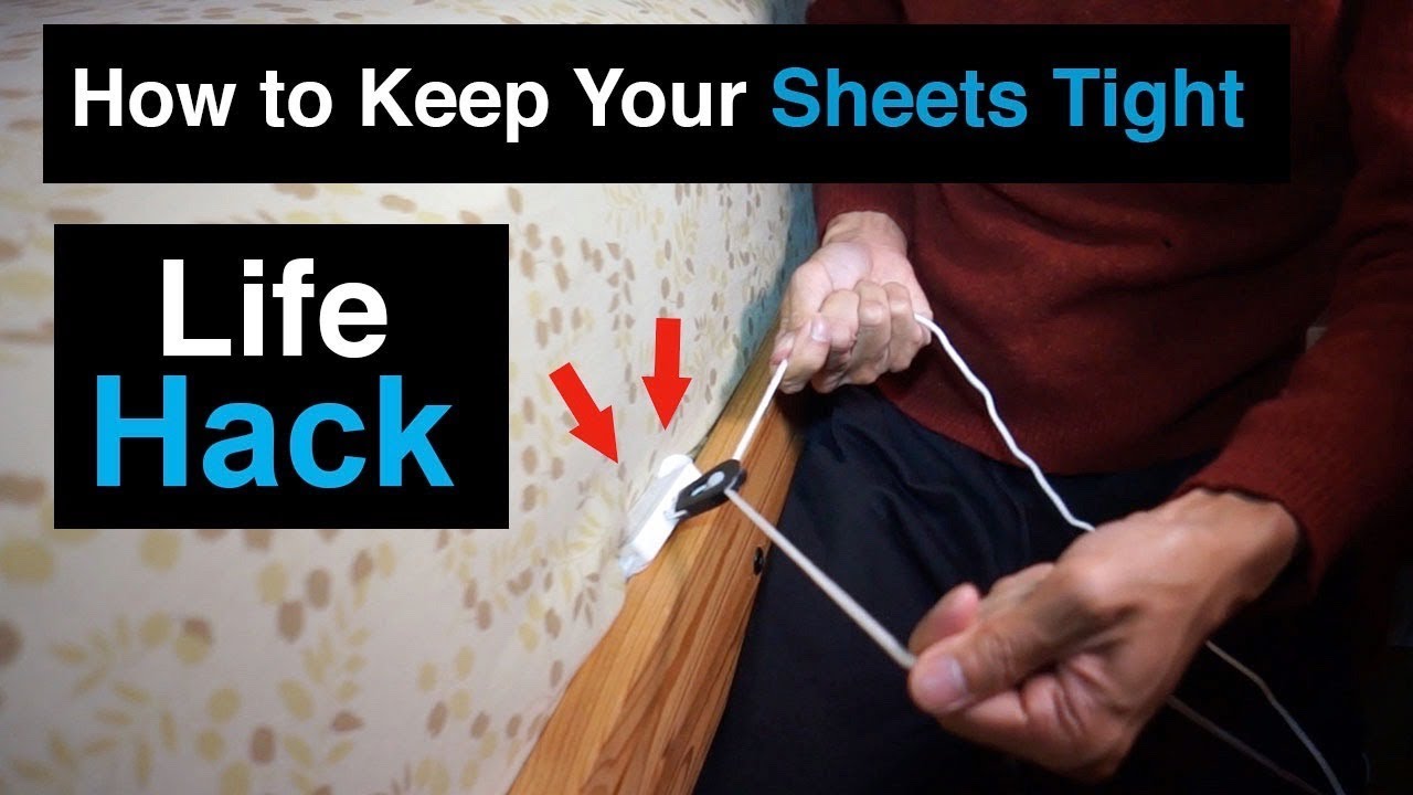 How To Keep Your Sheets From Coming Off The Mattress With The Bed Scrunchie  