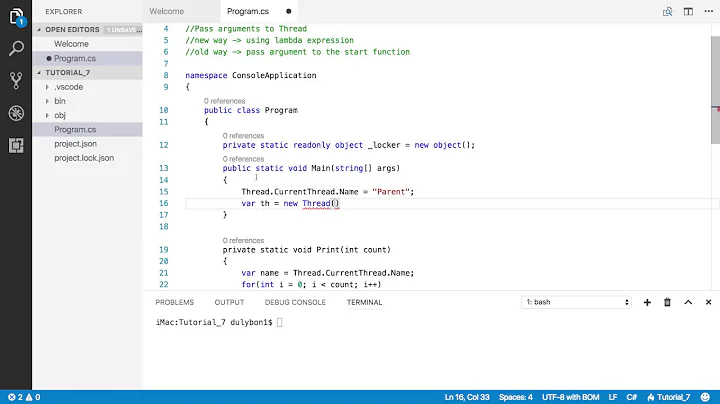 Threading: Pass Arguments To Threads in C#