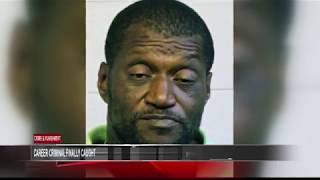BUSINESS OWNERS ELATED THAT RECENT BURGLARY SUSPECT IS BACK BEHIND BARS