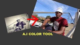 Using PhotoPad AI to Color Black And White Old Photos