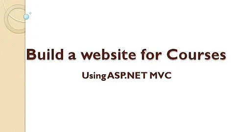 Build a website with ASP.NET MVC: 4. Use Identity to manage users