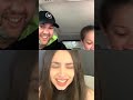 Sofia Carson instagram live March 30 2020