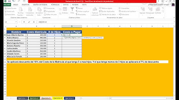 COMO APLICAR DESCUENTOS CON FUNCIÓN SI