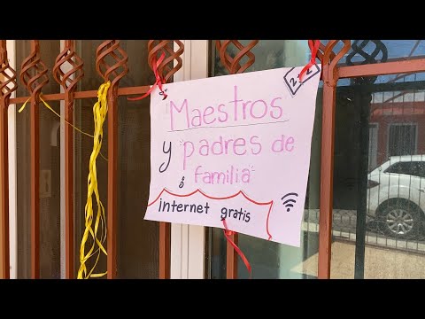 DGO: HABILITAN COCHERA PARA COMPARTIR INTERNET A ESTUDIANTES Y MAESTROS