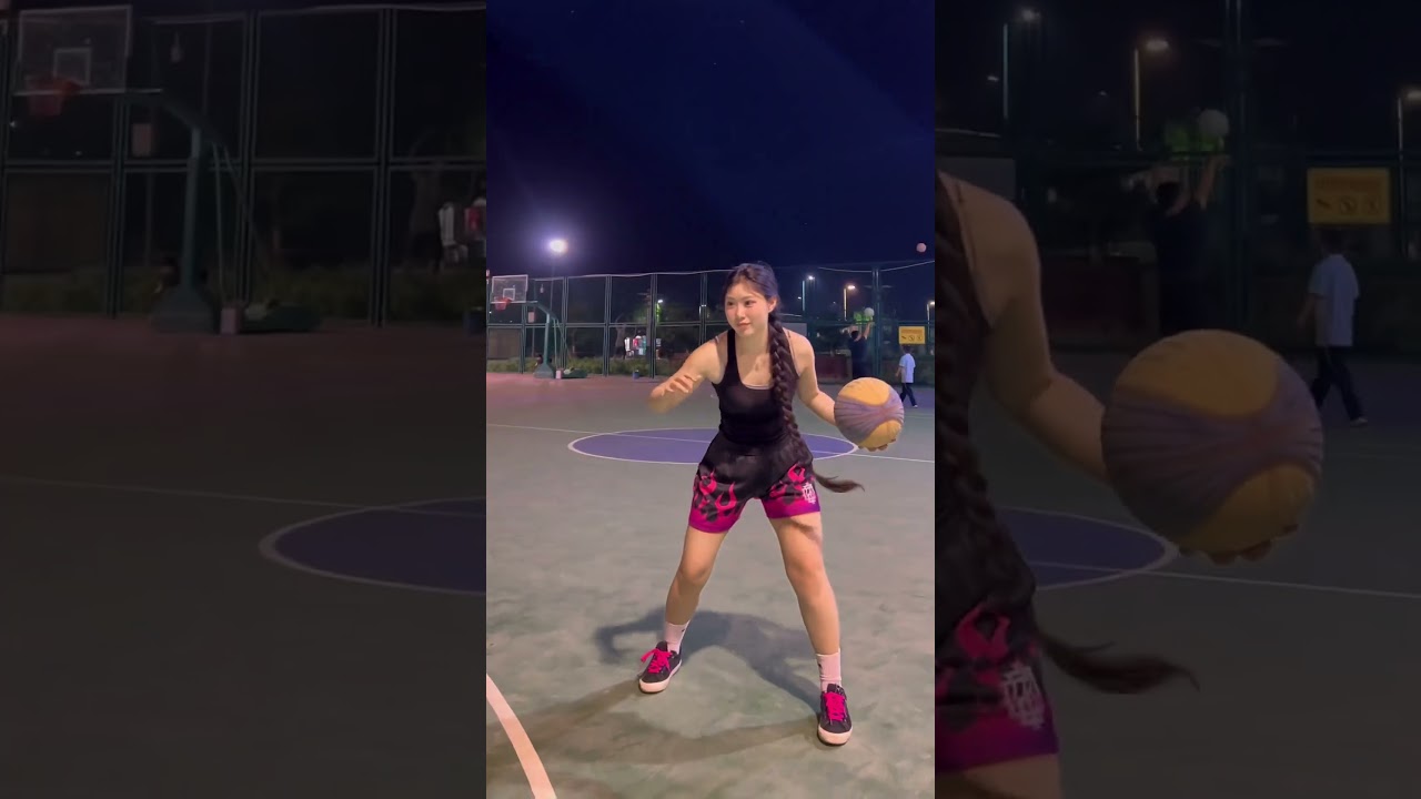 Hooping Like a Boss: Teen Girl Takes Over the Court! 